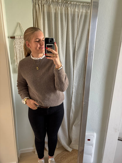 Strickpullover mit Rundhals-Ausschnitt