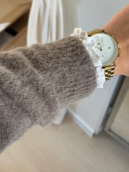 Strickpullover mit Rundhals-Ausschnitt