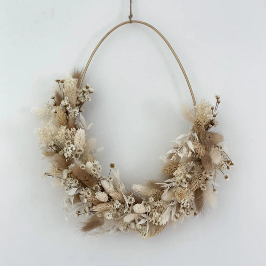 Anmeldung Workshop Trockenblumenkränze Ostern