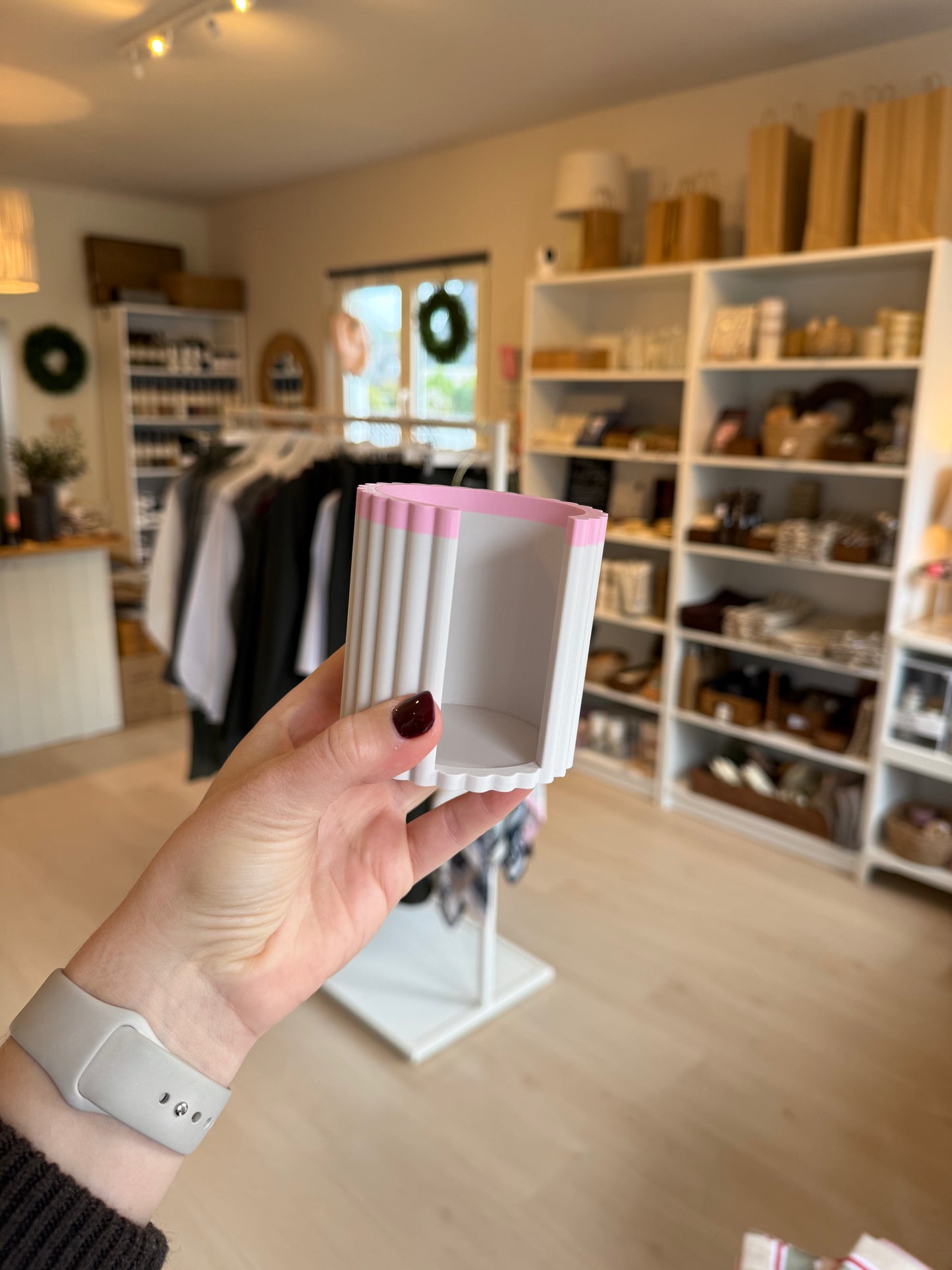 Aufbewahrung für KKNEKKI | Bone White & Rosa