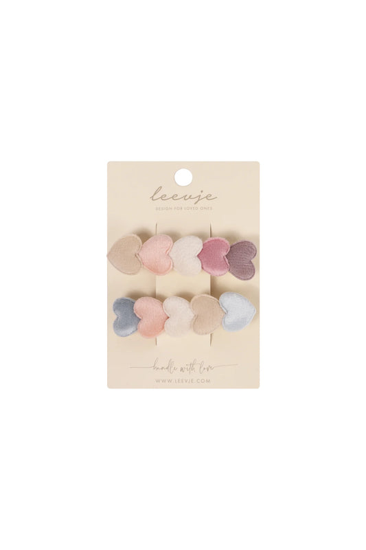 Haarklammern | Hearts 2er Set