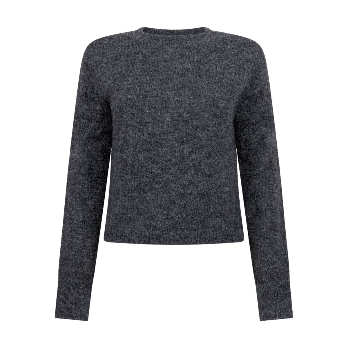 Strickoberteil Suzanne | Dark Grey Melee