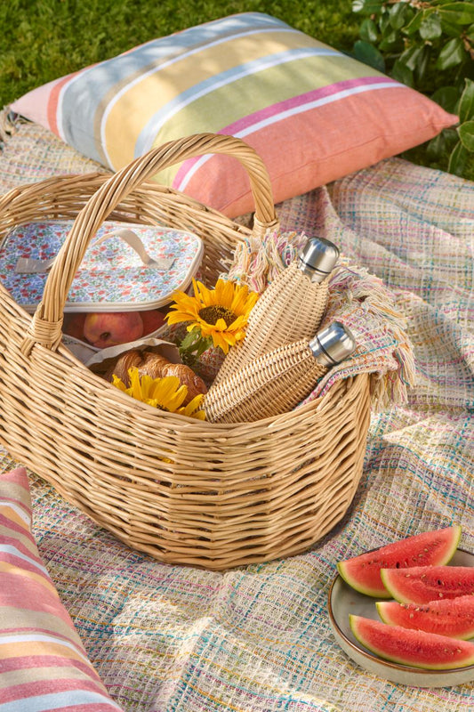 Thermosflasche 500ml | dunkelbraun Polyrattan