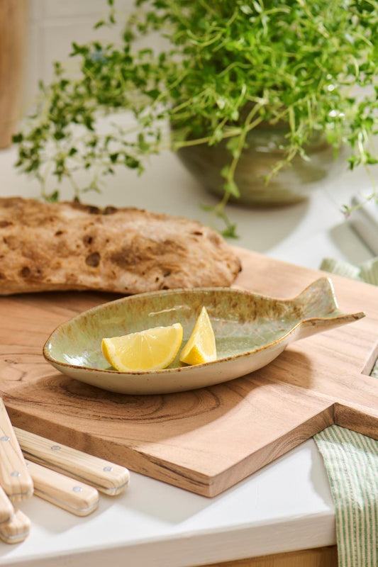 Schale Ocean Green fischförmig