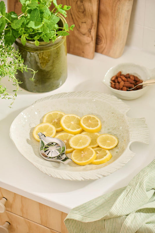 Tablett Ocean White fischförmig