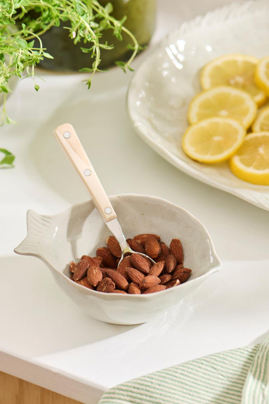 Schale Ocean White fischförmig