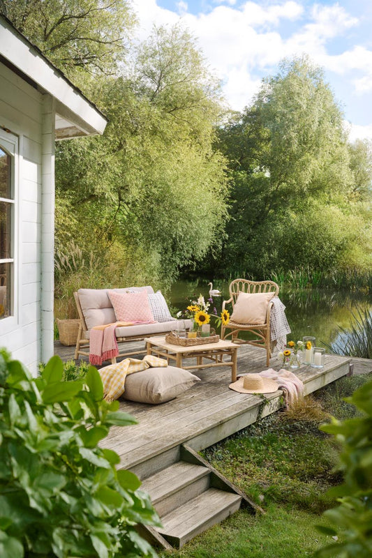 Plaid | staubgrüne Karomuster