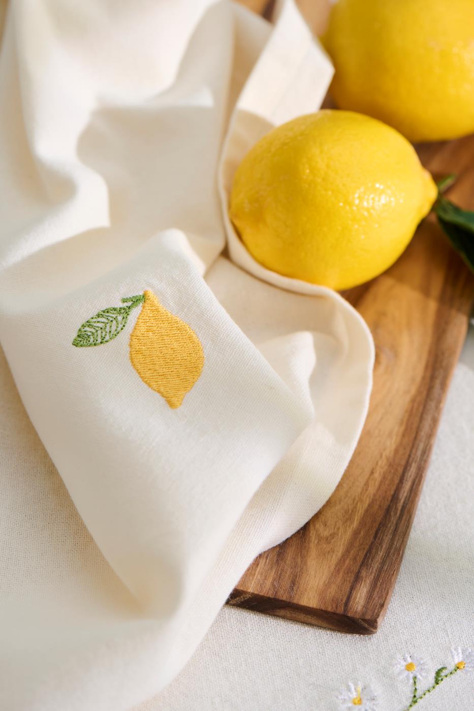 Stoffserviette Summer Vibes m/Zitrone butter cream