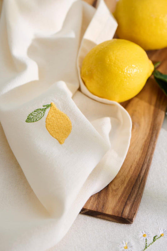 Stoffserviette Summer Vibes m/Zitrone butter cream