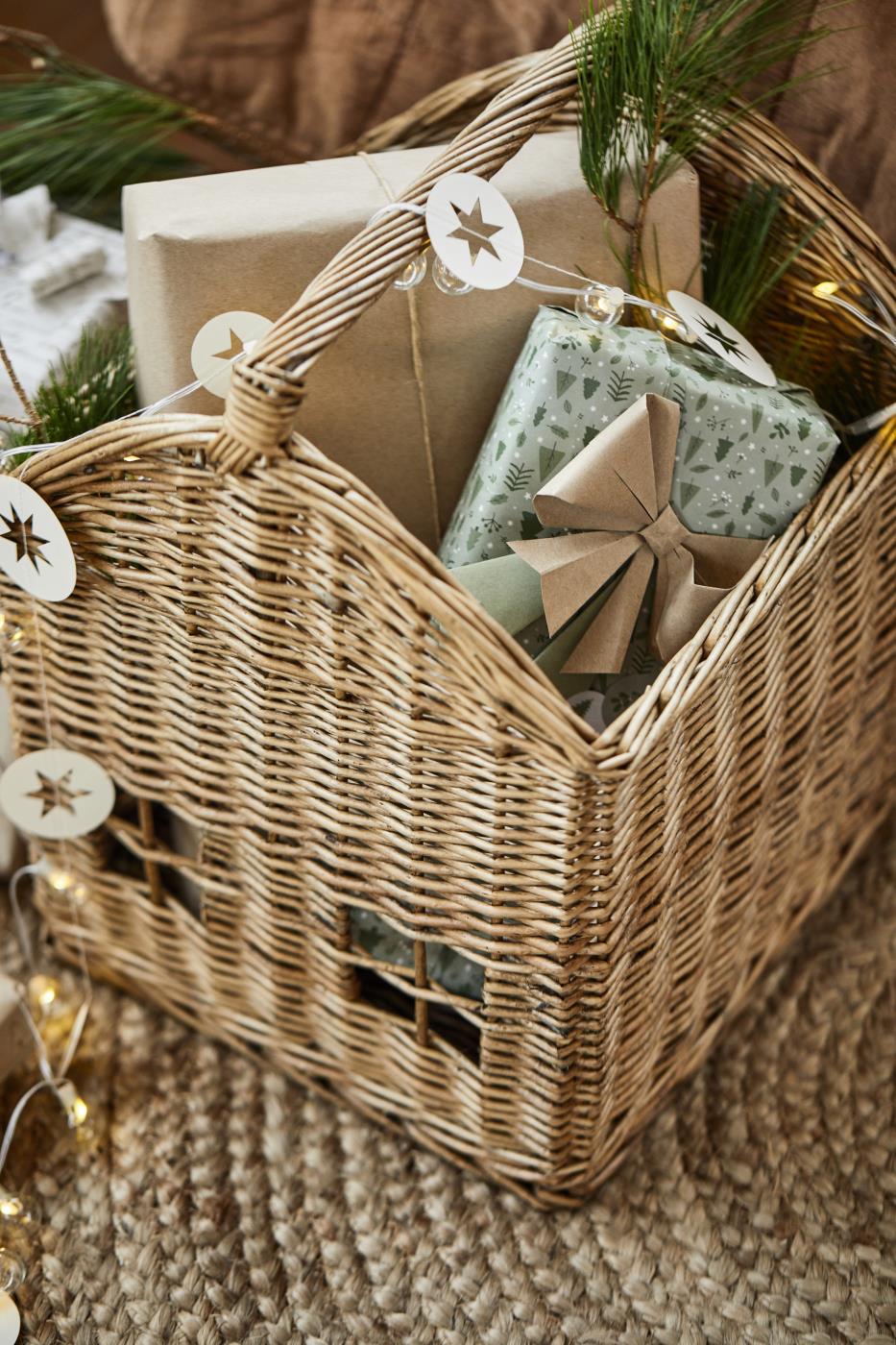 Korbhaus mit Fenstern