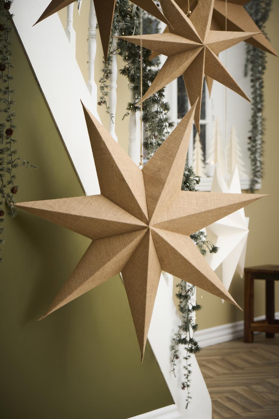 Stern zum hängen Jute
