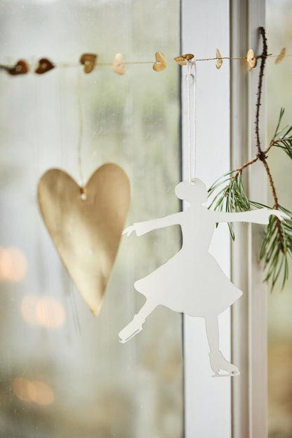 Band mit Herzen aus Messing