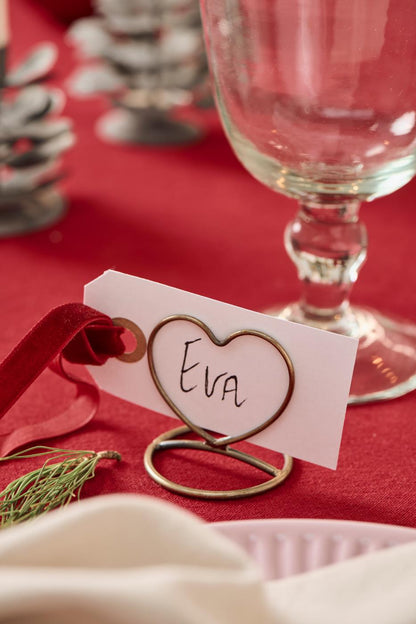 Kartenhalter herzförmig