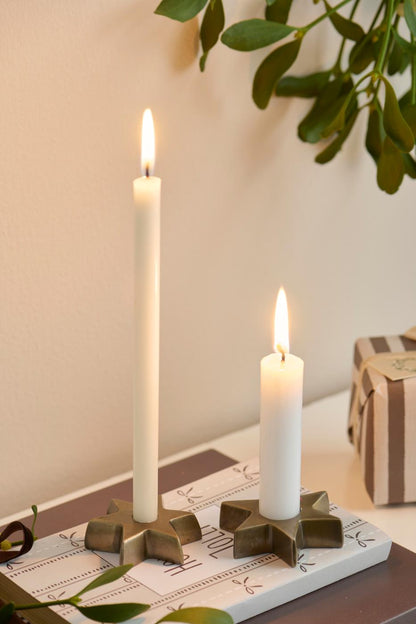 sternförmiger Kerzenhalter für 1,3cm Kerzen