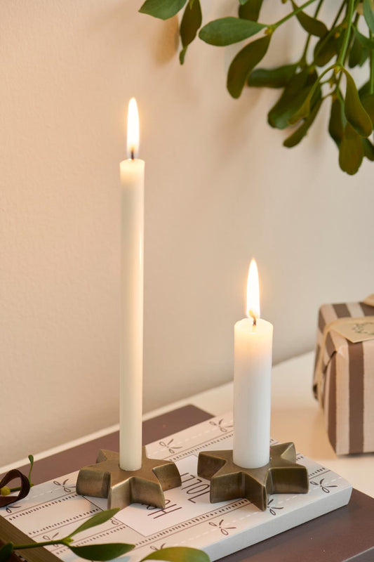 sternförmiger Kerzenhalter für 1,3cm Kerzen