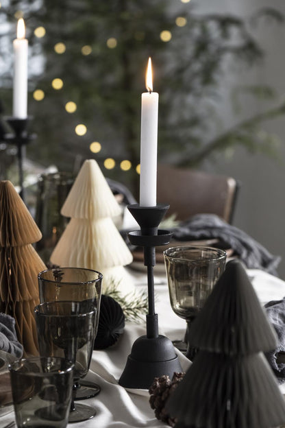 Stabkerze weiß rustikal Ø:2,2 H:18