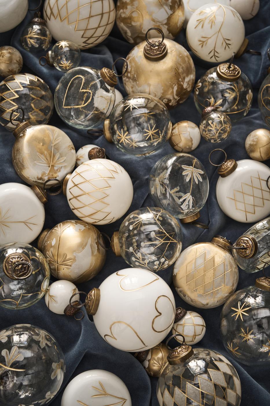 Tüte mit 10 Mini-Weihnachtskugeln