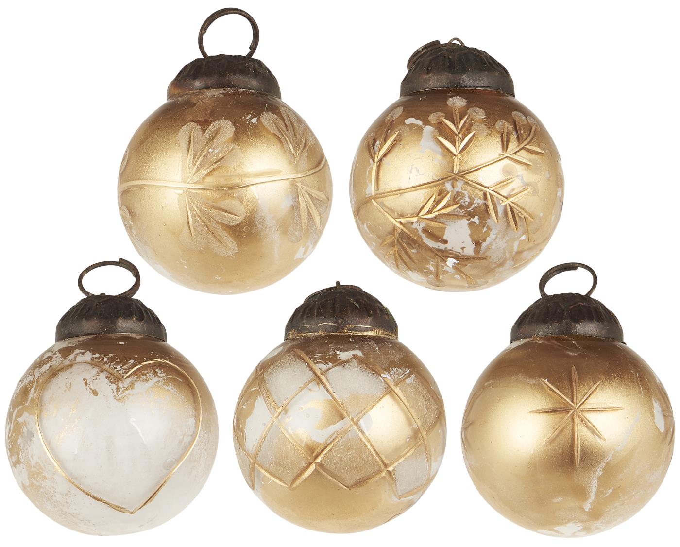 Tüte mit 10 Mini-Weihnachtskugeln