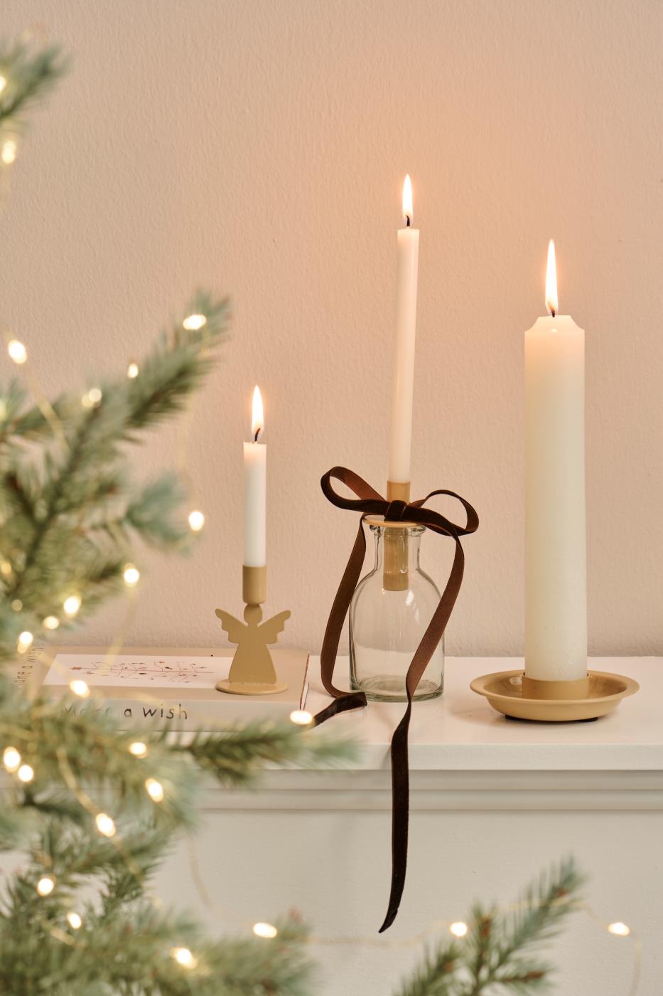 Engel Kerzenhalter für 1,3 cm Kerze