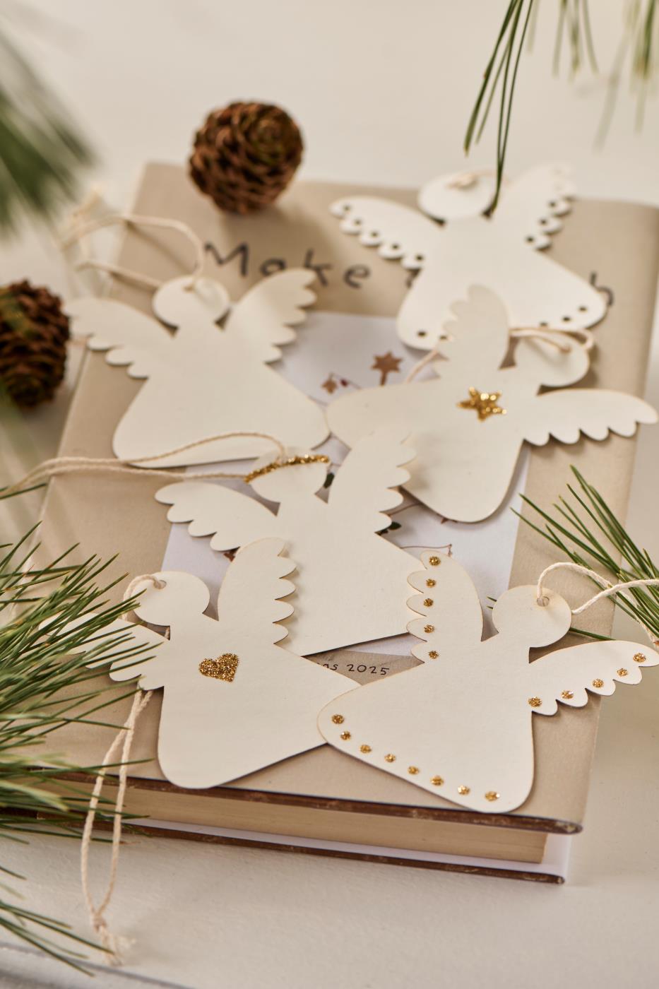 Papierengel zum Hängen | 6er Set