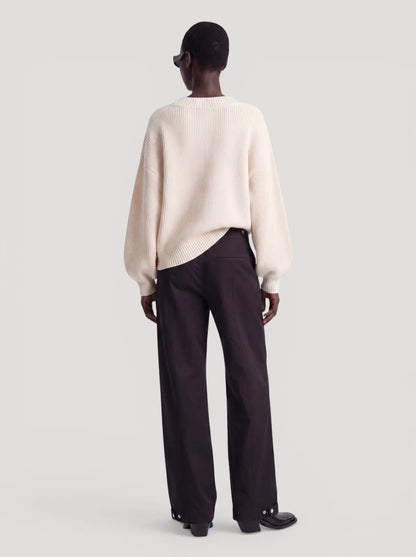 Strickpullover Rae | Egret