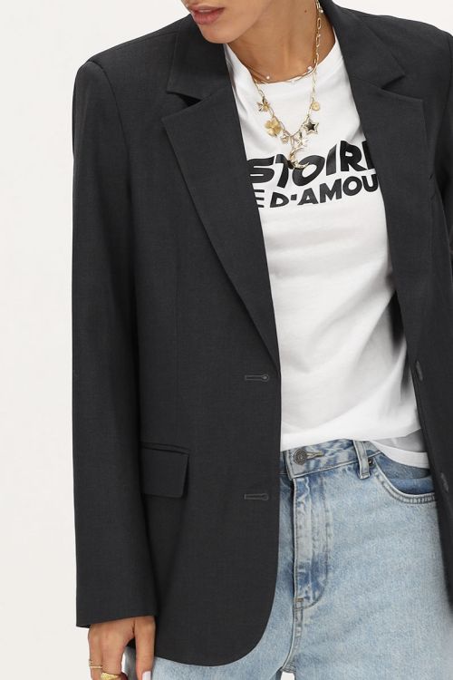 Dunkelgrauer Blazer