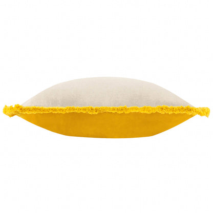 Besticktes Kissen Soleil | gelb