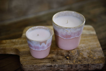 Kerze und Espressotasse (2 in 1) | Soft Pink