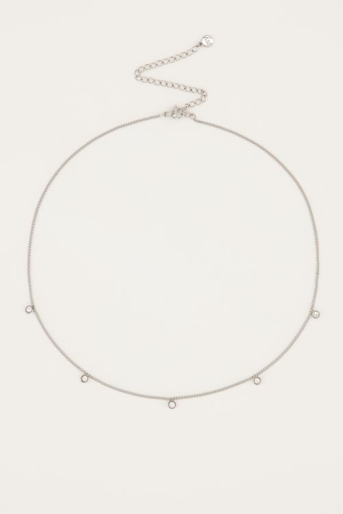 Halskette mit Strasssteinen