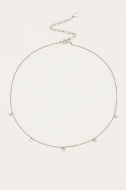 Halskette mit Strasssteinen