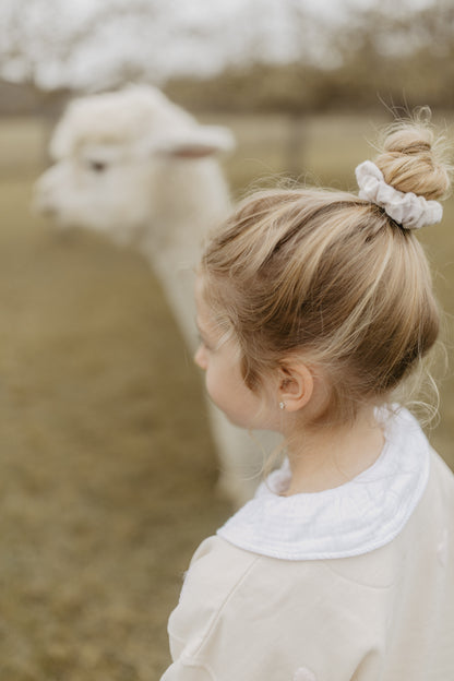 Scrunchies aus Flanell für Kinder