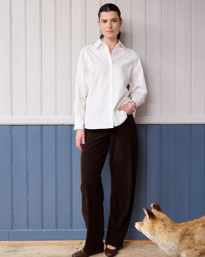 Baumwoll Bluse Monique | Off White