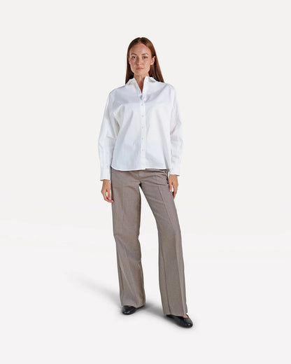 Baumwoll Bluse Monique | Off White