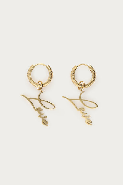 Bold Creolen Love | Gold