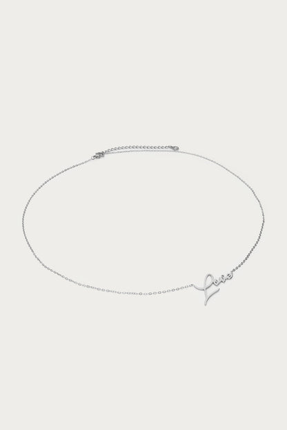 Bold Kette Love | Silber & Gold