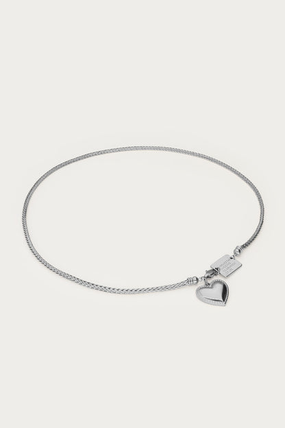 Bold Kette mit Herzanhänger | Silber