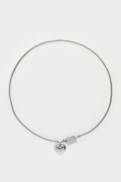 Bold Kette mit Herzanhänger | Silber