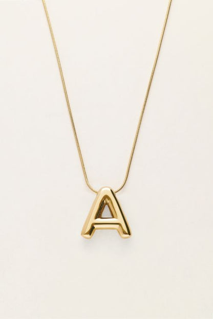 Bold Kette mit Initialen | Silber & Gold