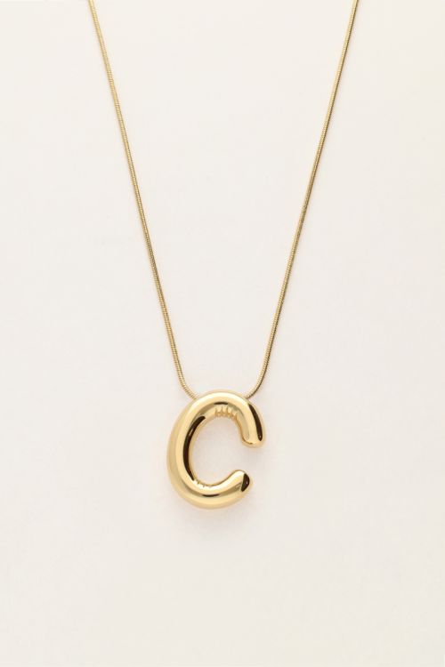 Bold Kette mit Initialen | Silber & Gold