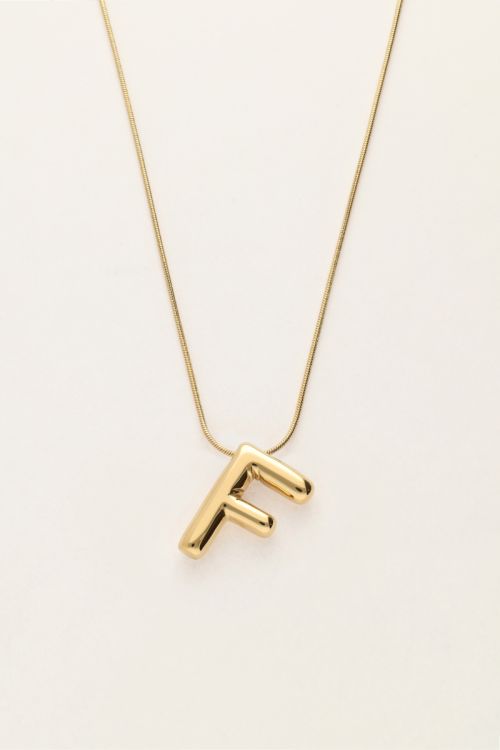 Bold Kette mit Initialen | Silber & Gold