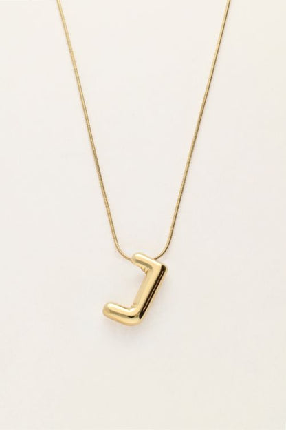 Bold Kette mit Initialen | Silber & Gold