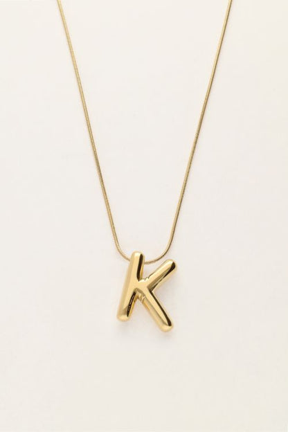 Bold Kette mit Initialen | Silber & Gold