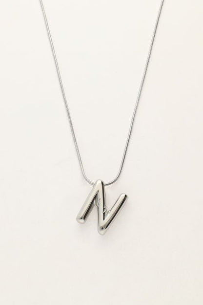 Bold Kette mit Initialen | Silber & Gold