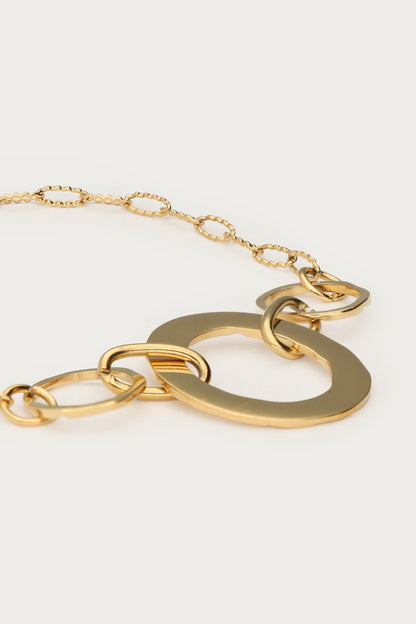 Bold Statement Armband rund | Gold