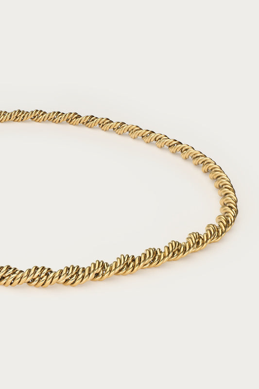 Bold Kette gedreht groß | Gold