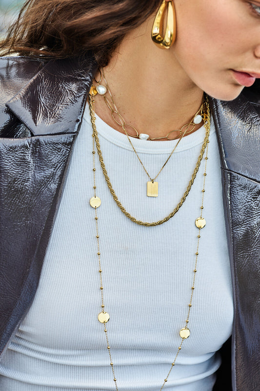 Bold Kette mit Embrace Charm | Gold