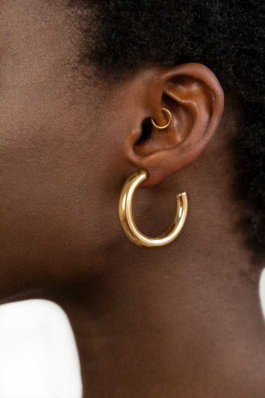 Bold Statement Ohrring Basic| Gold