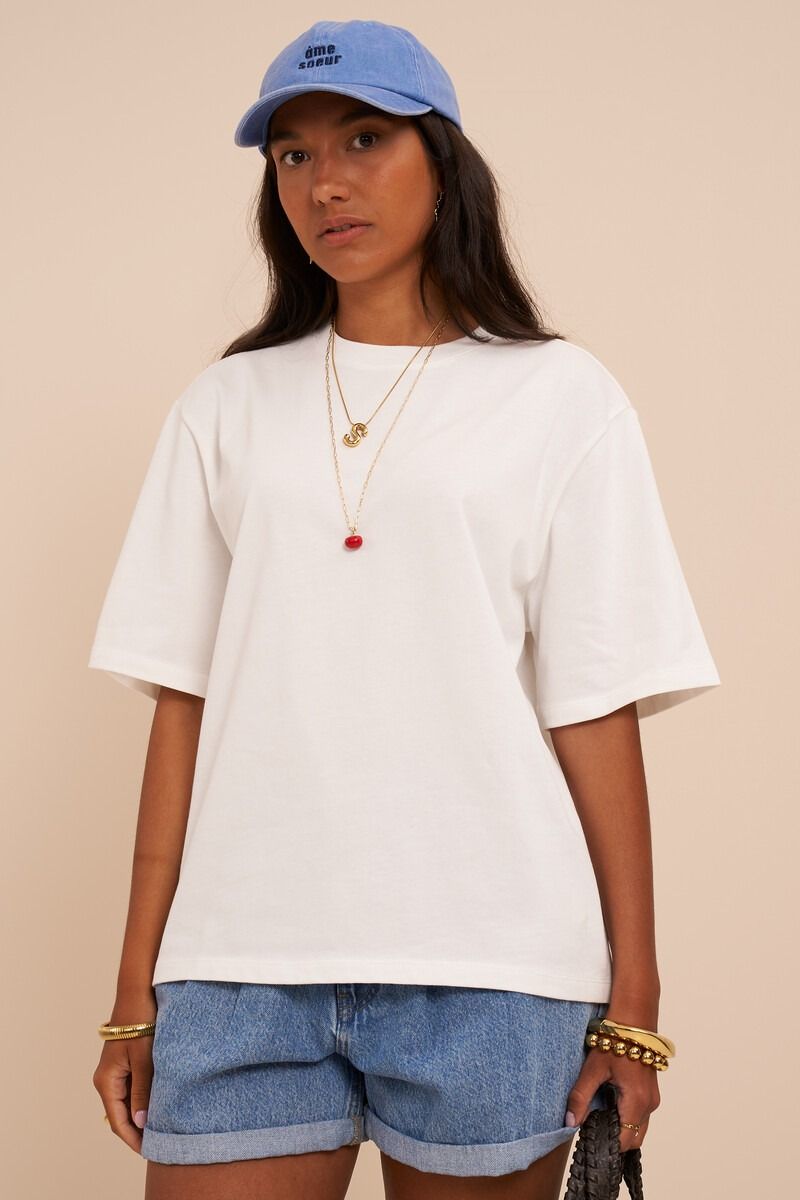 Oversized Shirt mit Backprint | Côte d’Azur