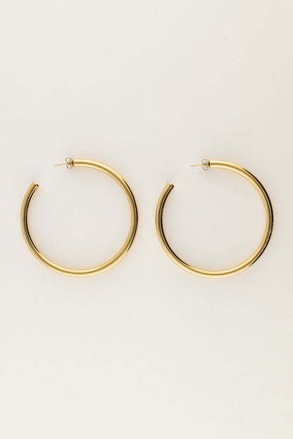 Bold Statement Ohrring Basic groß | Gold